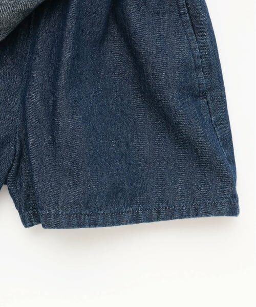 Lycee mine / リセマイン ショート・ハーフ・半端丈パンツ | フロントプリーツハートポケットデニムスカパン | 詳細8