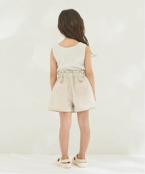 Lycee mine / リセマイン ショート・ハーフ・半端丈パンツ | フロントプリーツハートポケットカラースカパン | 詳細23