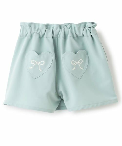 Lycee mine / リセマイン ショート・ハーフ・半端丈パンツ | フロントプリーツハートポケットカラースカパン | 詳細5