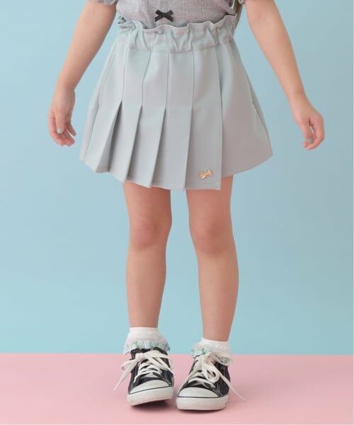 Lycee mine / リセマイン ショート・ハーフ・半端丈パンツ | フロントプリーツハートポケットカラースカパン（ミント）