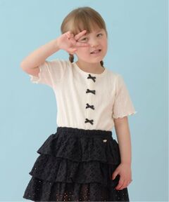 Lycee mine / リセマイン Tシャツ | カーディガン風リボントップス