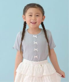 Lycee mine / リセマイン Tシャツ | カーディガン風リボントップス