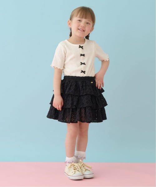 Lycee mine / リセマイン Tシャツ | カーディガン風リボントップス | 詳細13