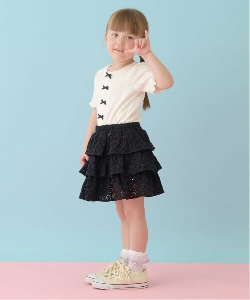 Lycee mine / リセマイン Tシャツ | カーディガン風リボントップス | 詳細14