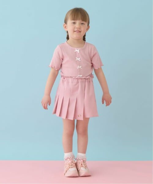 Lycee mine / リセマイン Tシャツ | カーディガン風リボントップス | 詳細17