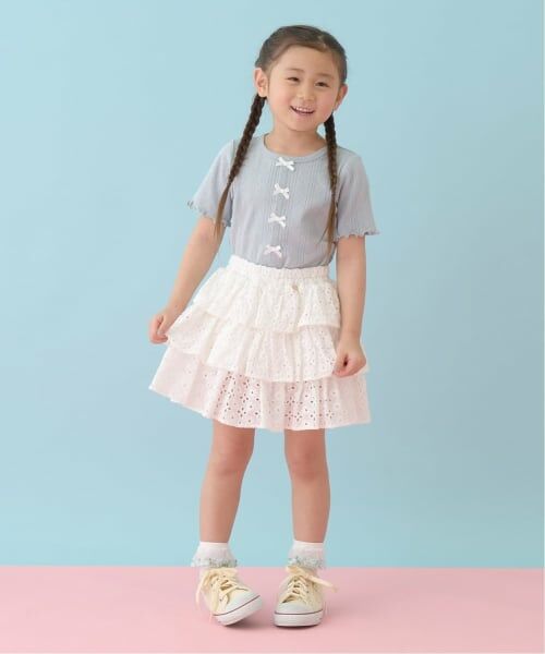 Lycee mine / リセマイン Tシャツ | カーディガン風リボントップス | 詳細19