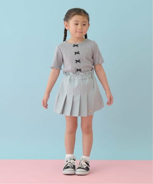 Lycee mine / リセマイン Tシャツ | カーディガン風リボントップス | 詳細22