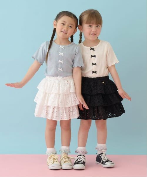 Lycee mine / リセマイン Tシャツ | カーディガン風リボントップス | 詳細24