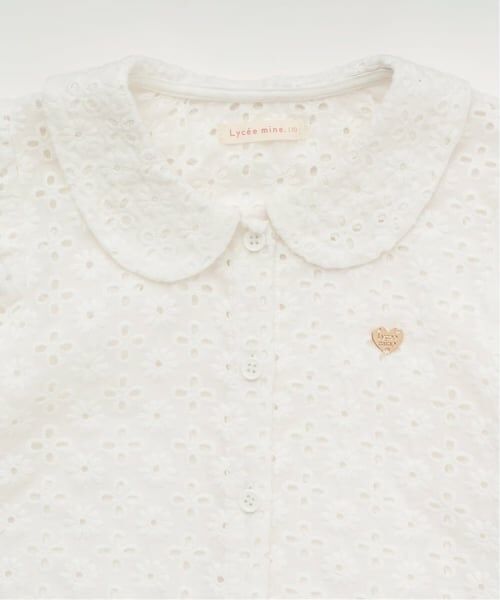 Lycee mine / リセマイン シャツ・ブラウス | 【綿100％】【セットアップ可能】コットンレースパフスリーブブラウス | 詳細4