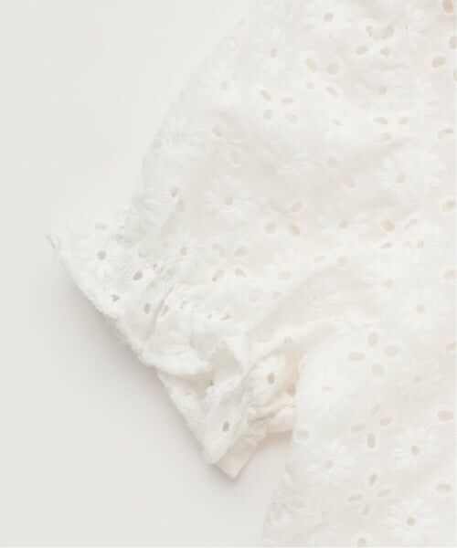 Lycee mine / リセマイン シャツ・ブラウス | 【綿100％】【セットアップ可能】コットンレースパフスリーブブラウス | 詳細5