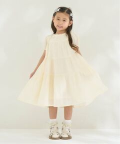 Lycee mine / リセマイン ミニ丈・ひざ丈ワンピース | 【綿100％】【かるふわ】ティアードワンピース