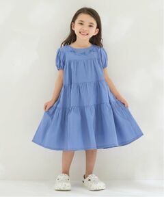 Lycee mine / リセマイン ミニ丈・ひざ丈ワンピース | 【綿100％】【かるふわ】ティアードワンピース