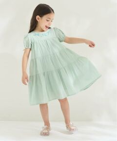 Lycee mine / リセマイン ミニ丈・ひざ丈ワンピース | 【綿100％】【かるふわ】ティアードワンピース