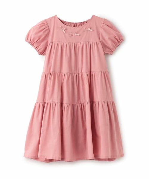 Lycee mine / リセマイン ミニ丈・ひざ丈ワンピース | 【綿100％】【かるふわ】ティアードワンピース | 詳細2