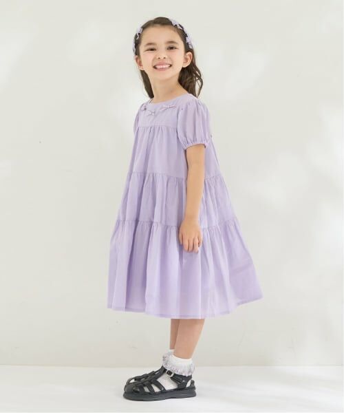 Lycee mine / リセマイン ミニ丈・ひざ丈ワンピース | 【綿100％】【かるふわ】ティアードワンピース | 詳細24