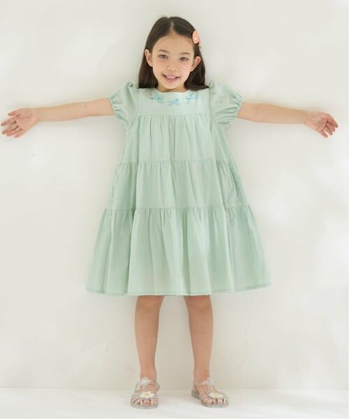 Lycee mine / リセマイン ミニ丈・ひざ丈ワンピース | 【綿100％】【かるふわ】ティアードワンピース | 詳細25