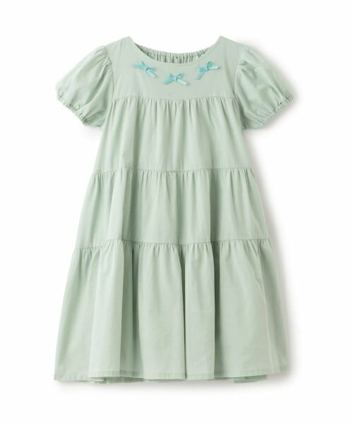 Lycee mine / リセマイン ミニ丈・ひざ丈ワンピース | 【綿100％】【かるふわ】ティアードワンピース | 詳細4