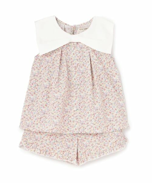 Lycee mine / リセマイン その他トップス | リボン衿つきブラウス・裾フリルハーフパンツセット | 詳細1