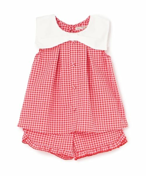 Lycee mine / リセマイン その他トップス | リボン衿つきブラウス・裾フリルハーフパンツセット | 詳細2