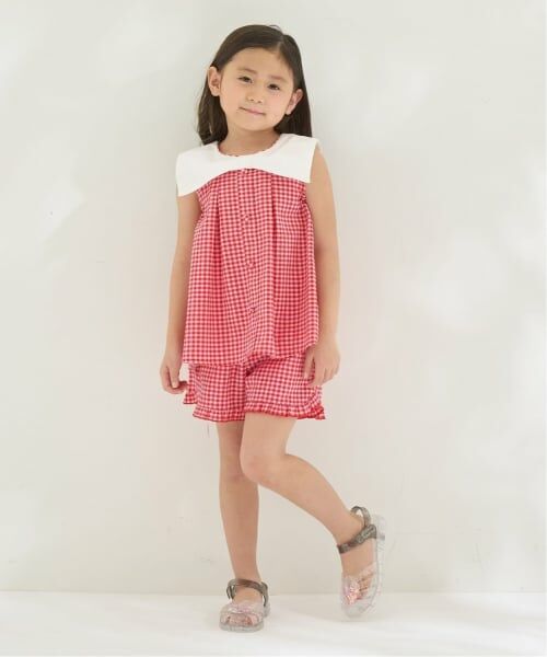 Lycee mine / リセマイン その他トップス | リボン衿つきブラウス・裾フリルハーフパンツセット | 詳細23