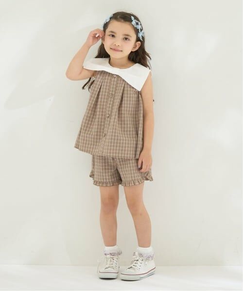 Lycee mine / リセマイン その他トップス | リボン衿つきブラウス・裾フリルハーフパンツセット | 詳細25