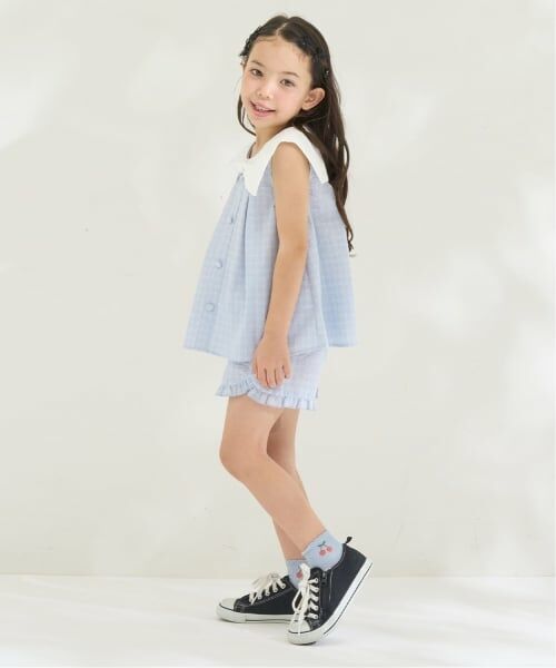 Lycee mine / リセマイン その他トップス | リボン衿つきブラウス・裾フリルハーフパンツセット | 詳細28