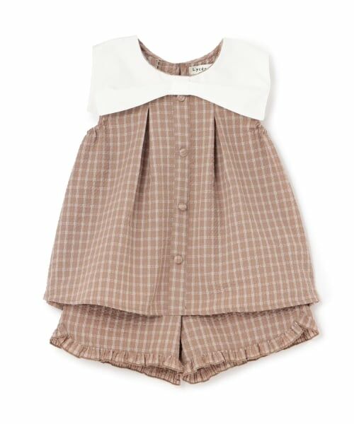 Lycee mine / リセマイン その他トップス | リボン衿つきブラウス・裾フリルハーフパンツセット | 詳細3