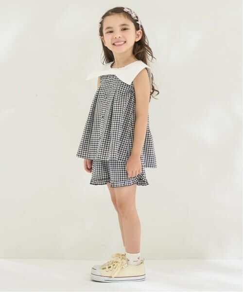 Lycee mine / リセマイン その他トップス | リボン衿つきブラウス・裾フリルハーフパンツセット | 詳細30