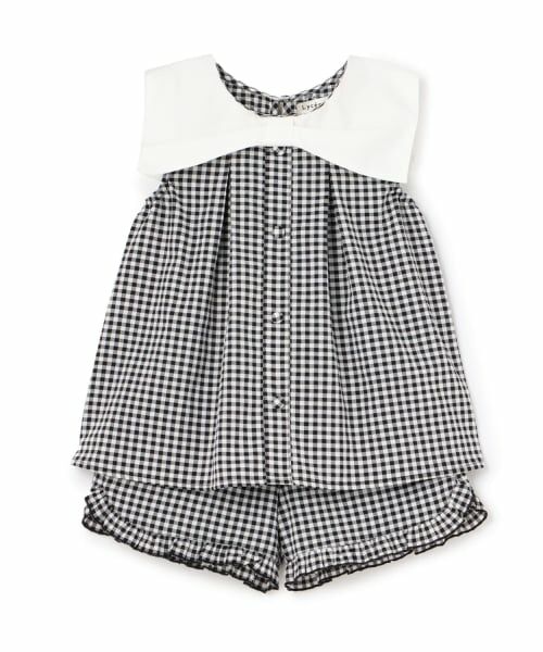 Lycee mine / リセマイン その他トップス | リボン衿つきブラウス・裾フリルハーフパンツセット | 詳細5