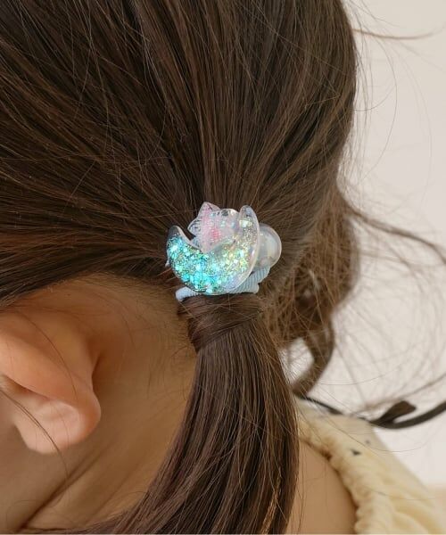 Lycee mine / リセマイン ヘアゴム・シュシュ | キラキラモチーフヘアゴム2コセット（サックス）
