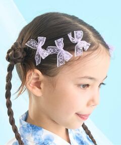 Lycee mine / リセマイン ヘアピン | レースリボンミニヘアクリップ(6コセット)