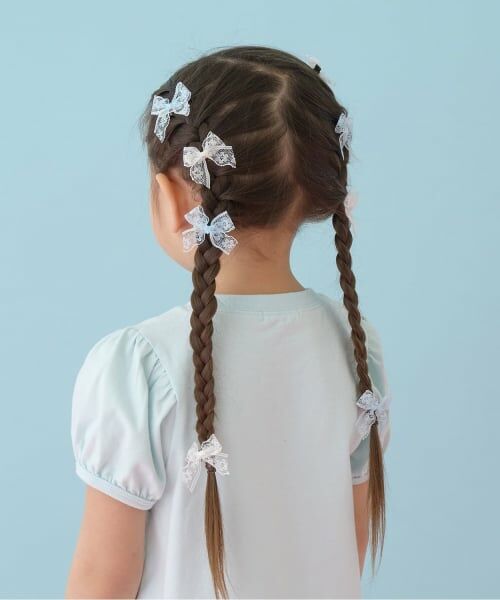 Lycee mine / リセマイン ヘアピン | レースリボンミニヘアクリップ(6コセット) | 詳細10