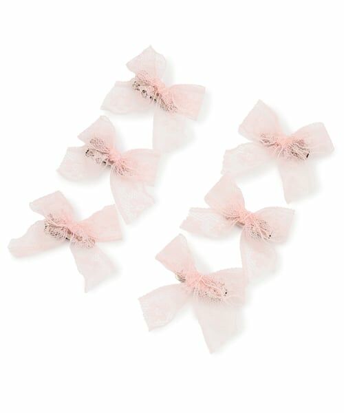 Lycee mine / リセマイン ヘアピン | レースリボンミニヘアクリップ(6コセット) | 詳細2