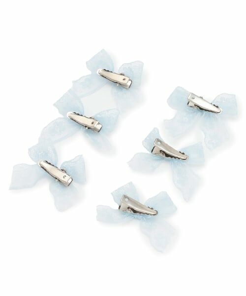 Lycee mine / リセマイン ヘアピン | レースリボンミニヘアクリップ(6コセット) | 詳細7