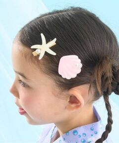 Lycee mine / リセマイン ヘアピン | イミテーションパール付きシェルヘアクリップ(2コセット)