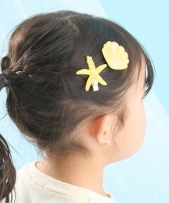 Lycee mine / リセマイン ヘアピン | イミテーションパール付きシェルヘアクリップ(2コセット)