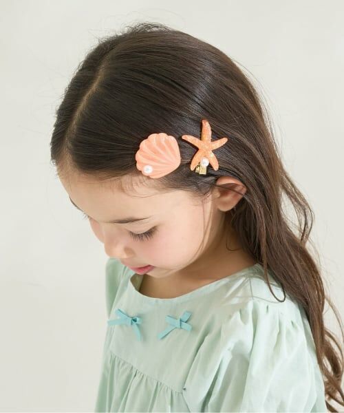 Lycee mine / リセマイン ヘアピン | イミテーションパール付きシェルヘアクリップ(2コセット) | 詳細11