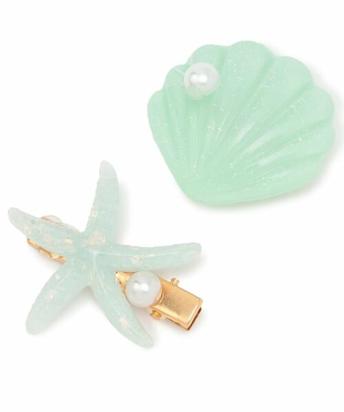 Lycee mine / リセマイン ヘアピン | イミテーションパール付きシェルヘアクリップ(2コセット) | 詳細3