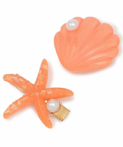 Lycee mine / リセマイン ヘアピン | イミテーションパール付きシェルヘアクリップ(2コセット) | 詳細4