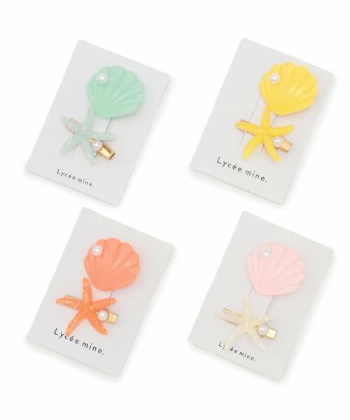 Lycee mine / リセマイン ヘアピン | イミテーションパール付きシェルヘアクリップ(2コセット) | 詳細6
