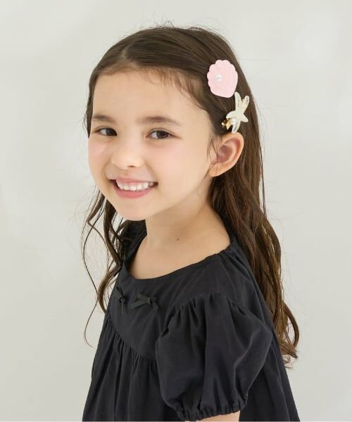 Lycee mine / リセマイン ヘアピン | イミテーションパール付きシェルヘアクリップ(2コセット) | 詳細8