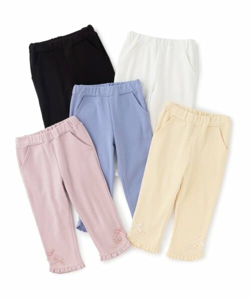 Lycee mine / リセマイン その他パンツ | 【ともパン】【防汚・UV・接触冷感】裾ラウンドフリル７分丈カプリパンツ | 詳細12