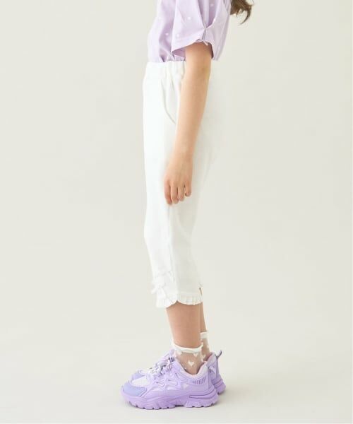 Lycee mine / リセマイン その他パンツ | 【ともパン】【防汚・UV・接触冷感】裾ラウンドフリル７分丈カプリパンツ | 詳細17
