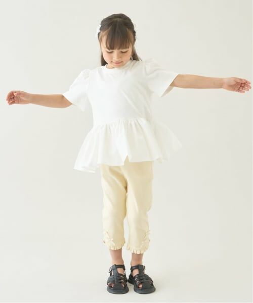 Lycee mine / リセマイン その他パンツ | 【ともパン】【防汚・UV・接触冷感】裾ラウンドフリル７分丈カプリパンツ | 詳細21