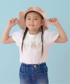 Lycee mine / リセマイン Tシャツ | 【UVカット・接触冷感】袖チュールパフTシャツ