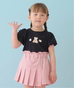 Lycee mine / リセマイン Tシャツ | 【UVカット・接触冷感】袖チュールパフTシャツ