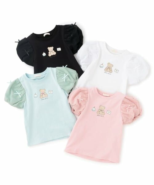 Lycee mine / リセマイン Tシャツ | 【UVカット・接触冷感】袖チュールパフTシャツ | 詳細10