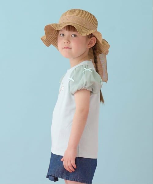 Lycee mine / リセマイン Tシャツ | 【UVカット・接触冷感】袖チュールパフTシャツ | 詳細17