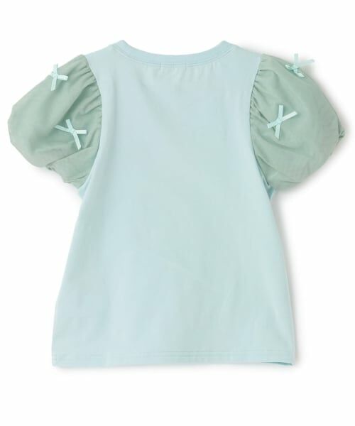 Lycee mine / リセマイン Tシャツ | 【UVカット・接触冷感】袖チュールパフTシャツ | 詳細5