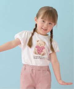 Lycee mine / リセマイン Tシャツ | 【UVカット・接触冷感】くまアソートプリントパフTシャツ